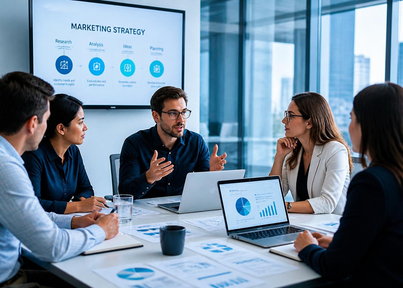 AirlandMedia strategists planning a digital marketing campaign